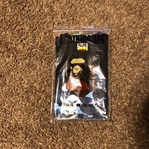 BAPE Gardation Camo Big Ape Head Tee Black